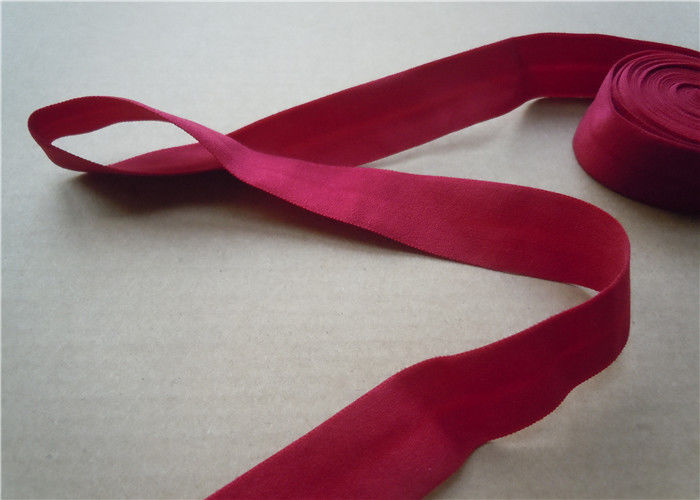 Braided Red Patterned Bias Binding Tape , Cotton Binding Tape